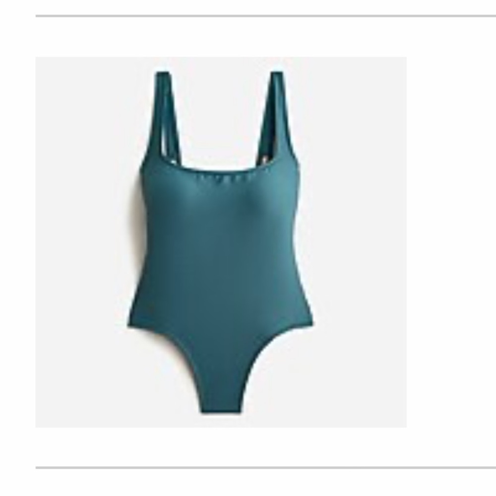 J. Crew Teal One-Piece Swimsuit
